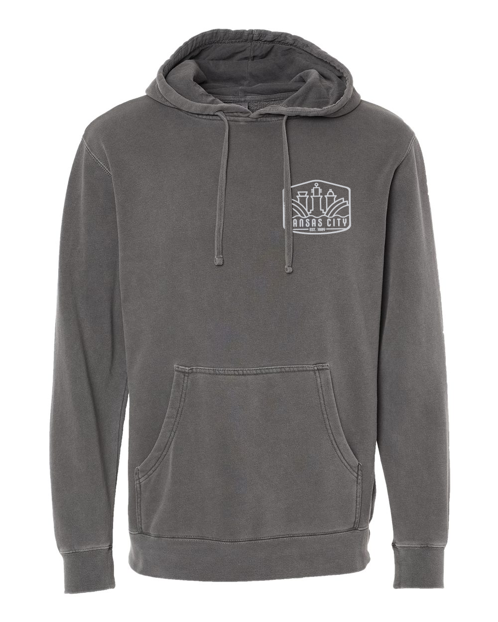 Bartle+Kauffman Pigment-Dyed Hooded Sweatshirt