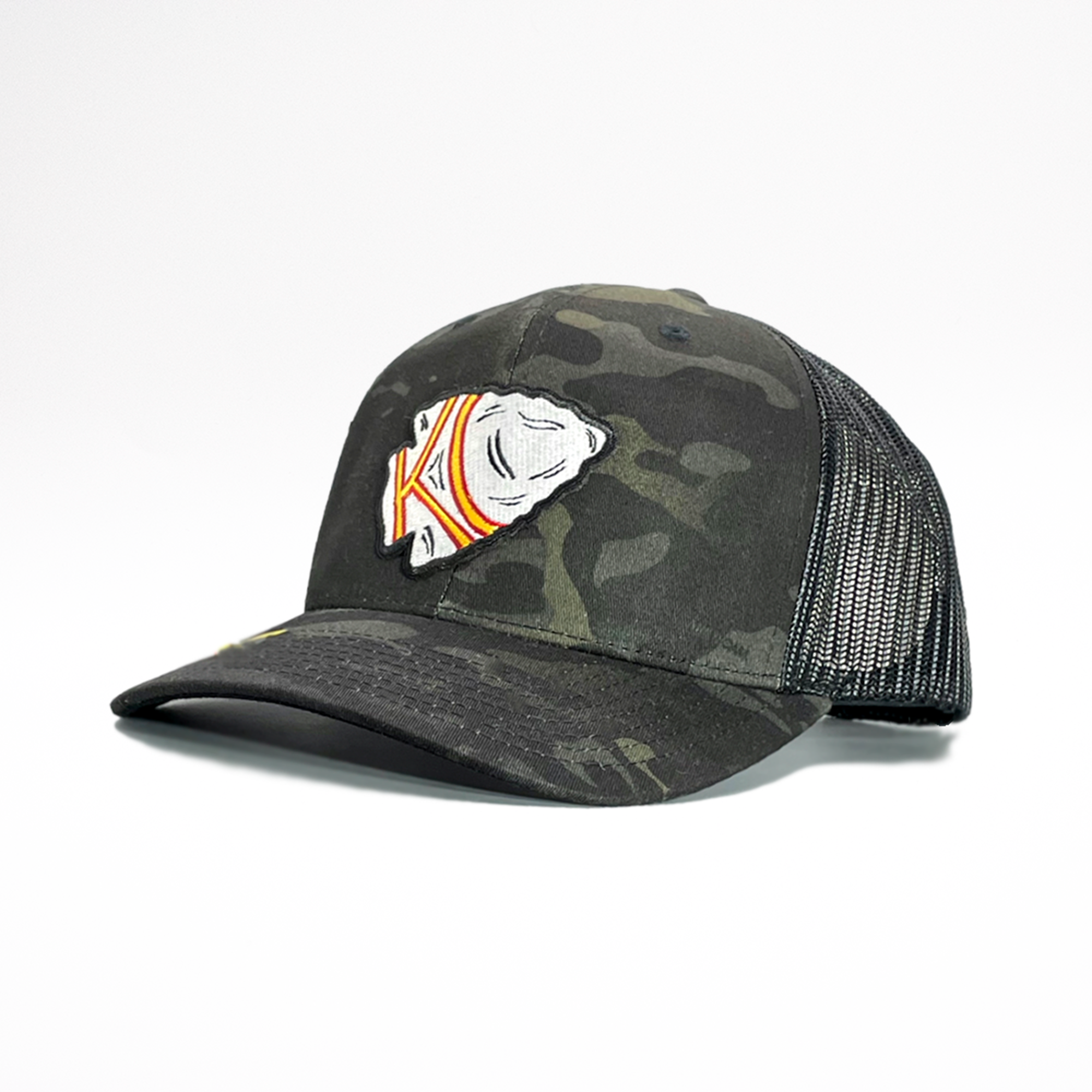 Chiefs Camo Hat / Kc Hat / Kansas City Chiefs Multicam dad hat