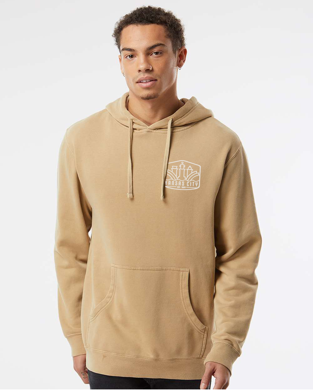 Bartle+Kauffman Pigment-Dyed Hooded Sweatshirt