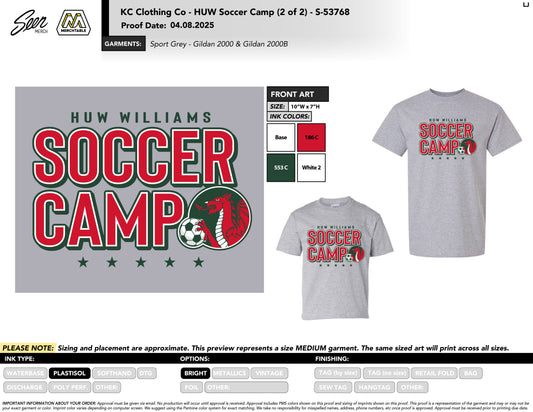 HWSC 2025 - Soccer Camp