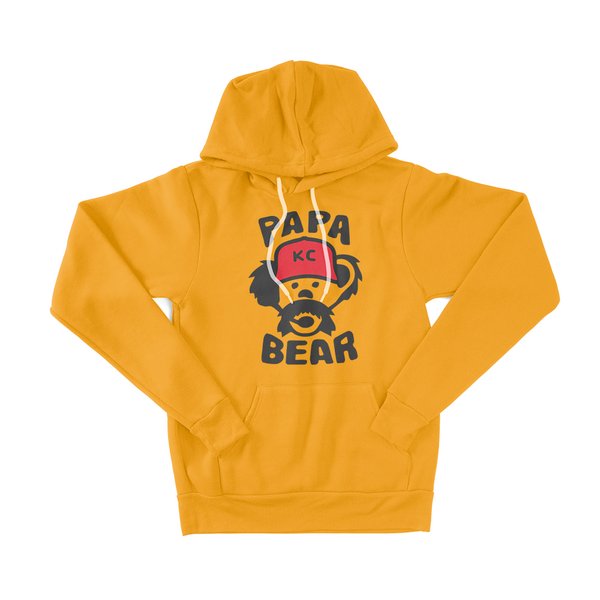 Papa Bear KC T-Shirt | The Kansas City Clothing Co. Grey / S