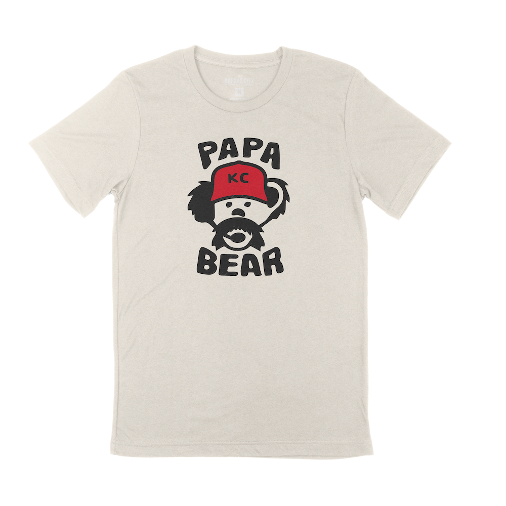Papa Bear KC T-Shirt  The Kansas City Clothing Co.