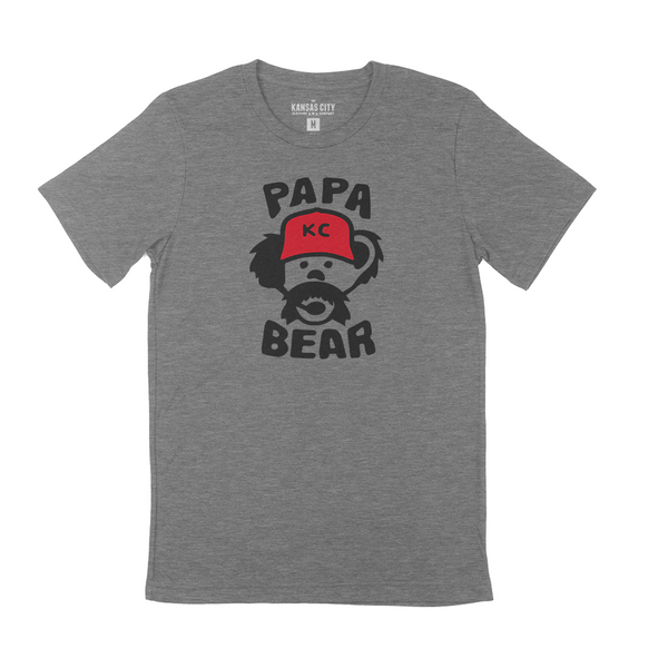 Papa Gray Bear - NON NON OUI - Printed jersey